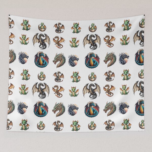 Item preview, Dragons Sticker Set 2 designed and sold by OutLoudDesigns.