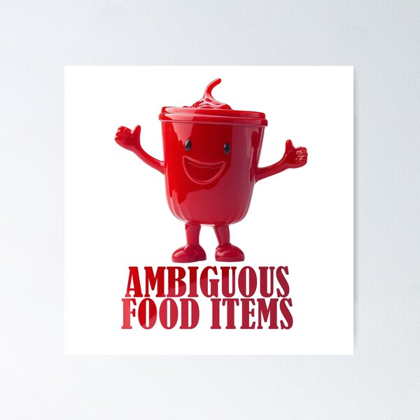 Item preview, Ambiguous Food Items designed and sold by AllAboutStuffz.