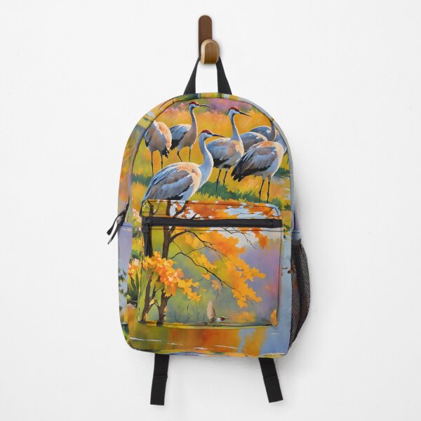 Item preview, Cranes in Autumn Meadow designed and sold by 4FlagsCreations.