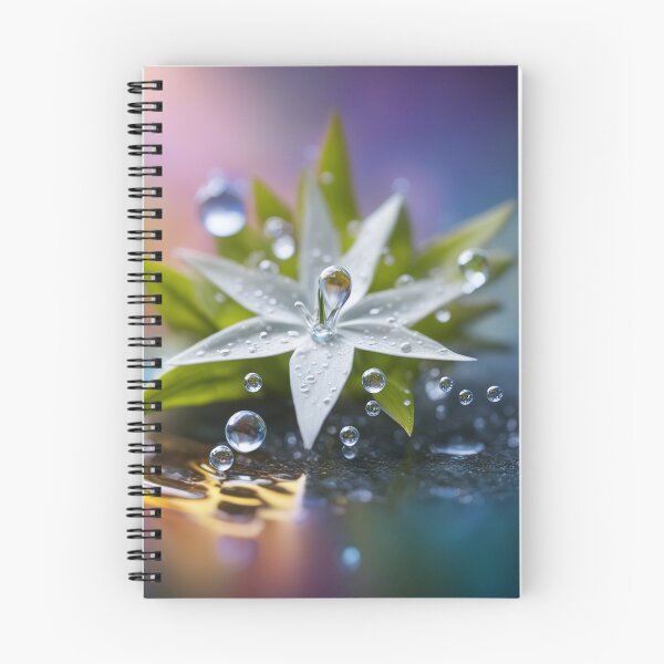 Item preview, White Stars in Water Drops Using Water Drop Refraction designed and sold by hjian8219.