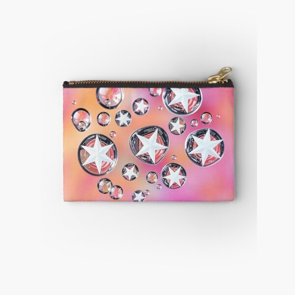 Item preview, White Stars in Water Drops Using Water Drop Refraction designed and sold by hjian8219.