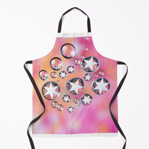 Item preview, White Stars in Water Drops Using Water Drop Refraction designed and sold by hjian8219.
