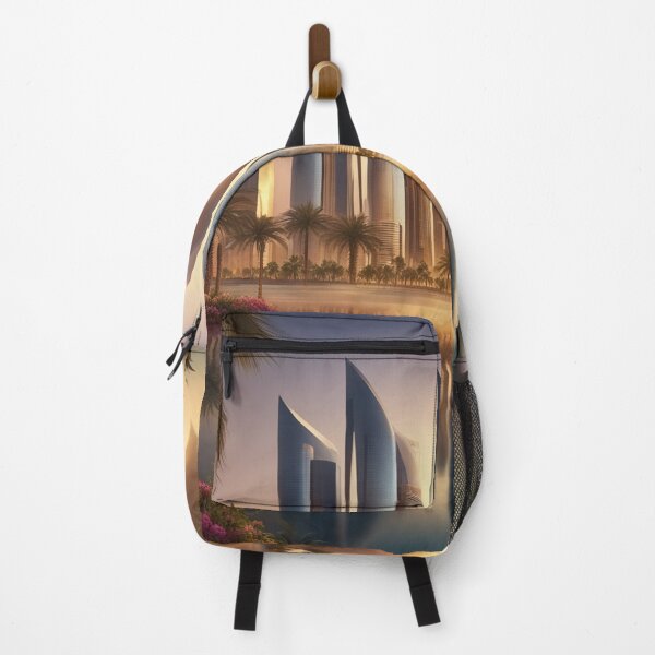 Item preview, Abu Dhabi Skyline and Etihad Towers at Sunset with Reflection designed and sold by hjian8219.