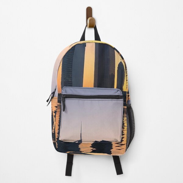 Item preview, Abu Dhabi Skyline and Etihad Towers at Sunset with Reflection designed and sold by hjian8219.