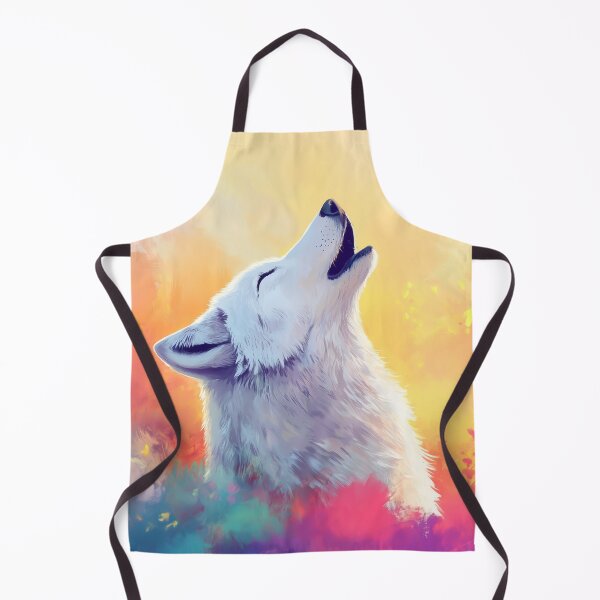 Item preview, White howling wolf designed and sold by valerko26.