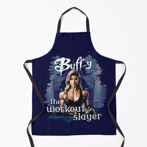 Item preview, Buff-y the Workout Slayer Halloween Gym and Fitness designed and sold by Iron Madness.