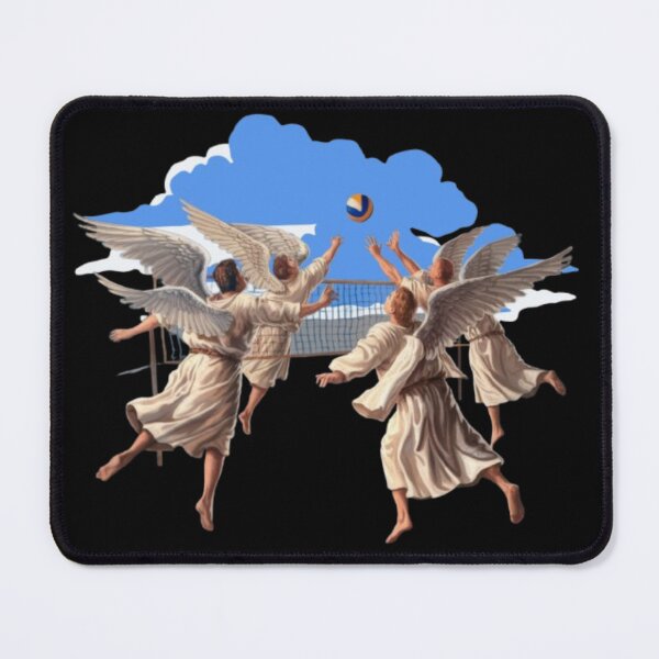 Item preview, Archangels playing volleyball in Heaven designed and sold by DivineHaven.