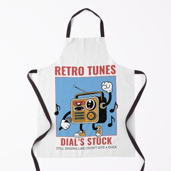 Item preview, Retro Tunes, Dial's Stuck, Still Singing Like I Don't Give A Duck designed and sold by ZoneTeebyMe.
