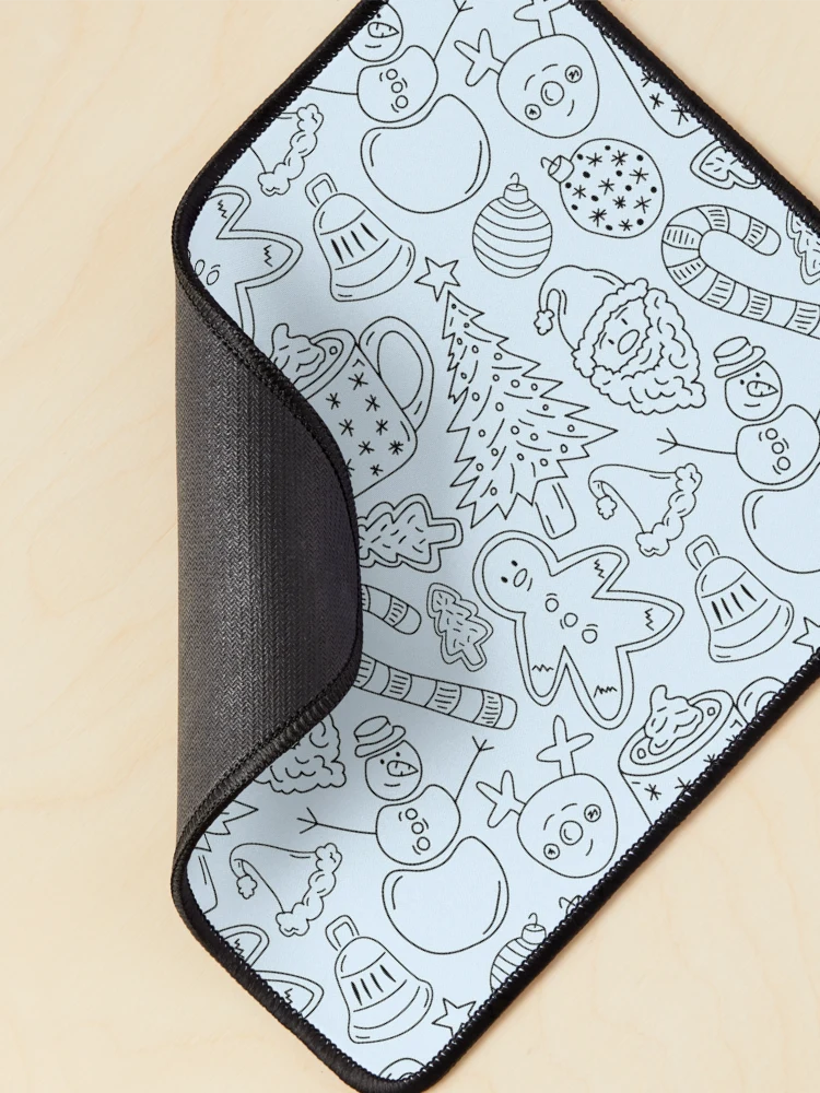Thumbnail 2 of 5, Mouse Pad, Winter Pattern designed and sold by HBugCreate8.