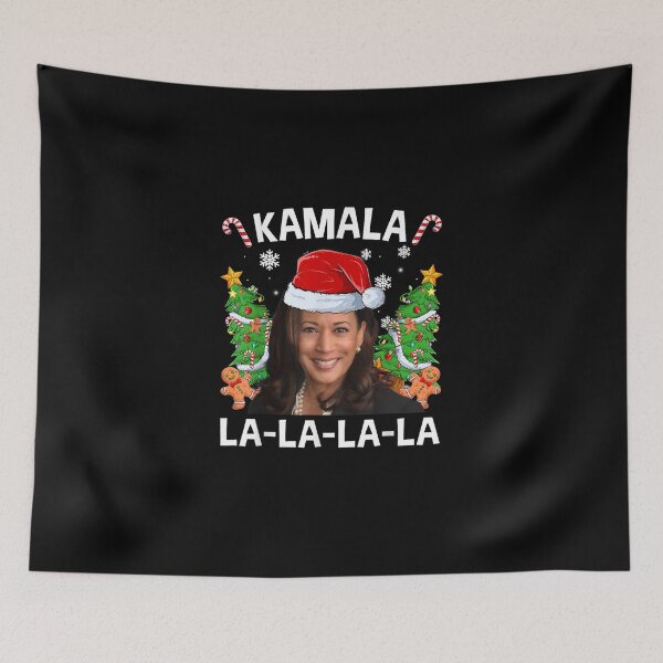 Item preview, Funny Kamala Harris 2024 Christmas Comma La LA LA LA LA designed and sold by hargisnamocho.