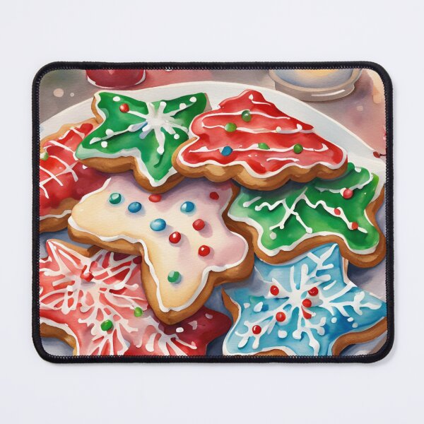 Item preview, Christmas Cookies Watercolor Design designed and sold by Tammy Marie Russell.