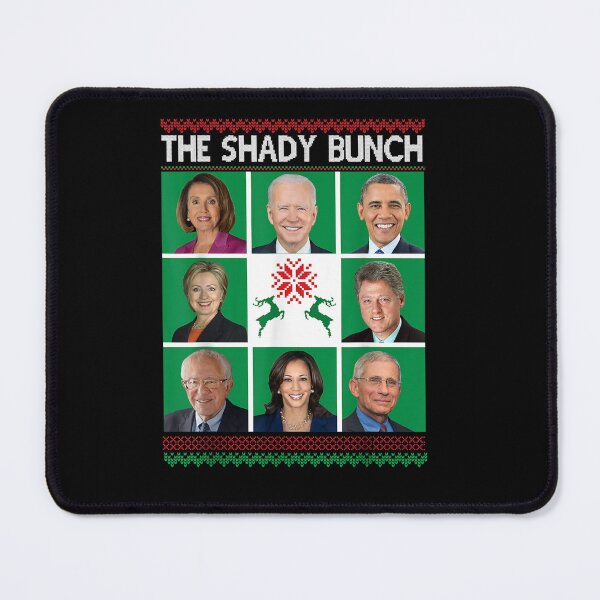 Item preview, The Shady Bunch Pelosi Biden Obama Kamala Ugly Christmas designed and sold by hargisnamocho.