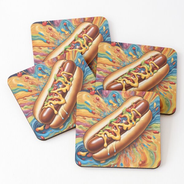 Item preview, "Rainbow Waves: The Visual Gastronomic Adventure" designed and sold by Artisticanvas.