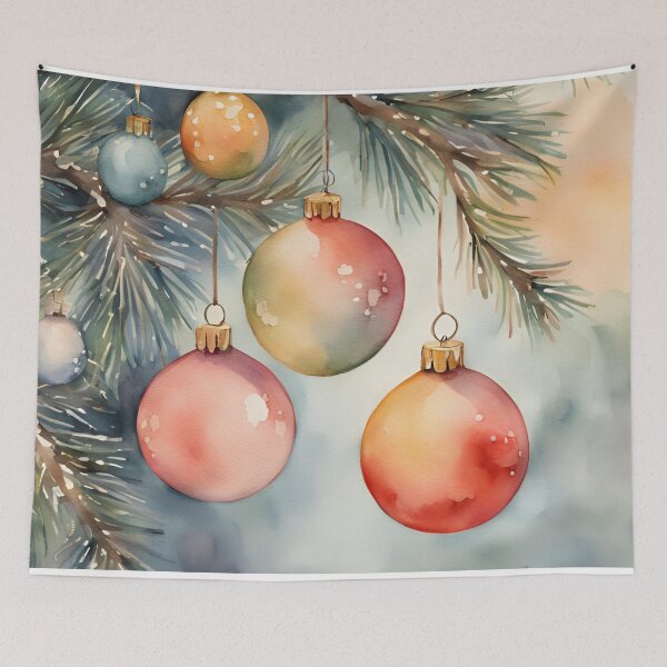 Artikelvorschau, Weihnachtsschmuck Aquarell Design entworfen und verkauft von Tammy Marie Russell.