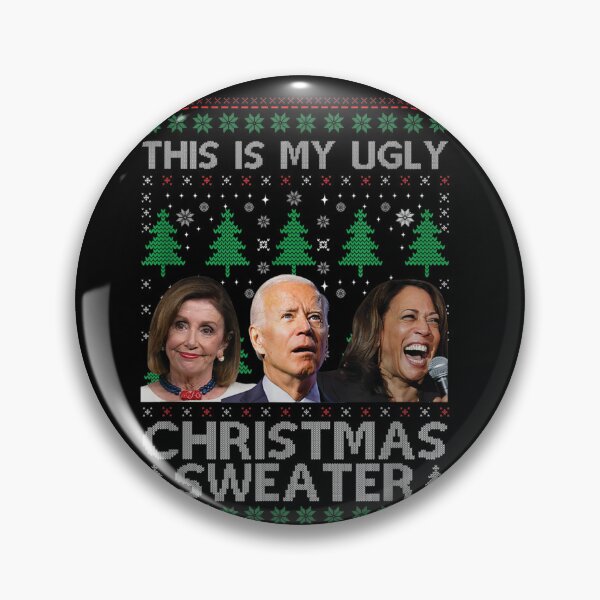 Item preview, This Is My Ugliest Christmas Sweater Funny Joe Biden Kamala designed and sold by hargisnamocho.