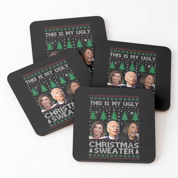 Item preview, This Is My Ugliest Christmas Sweater Funny Joe Biden Kamala designed and sold by hargisnamocho.