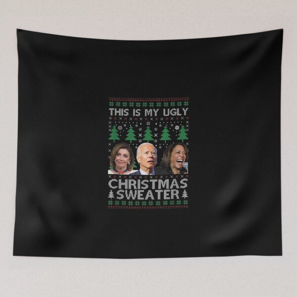 Item preview, This Is My Ugliest Christmas Sweater Funny Joe Biden Kamala designed and sold by hargisnamocho.