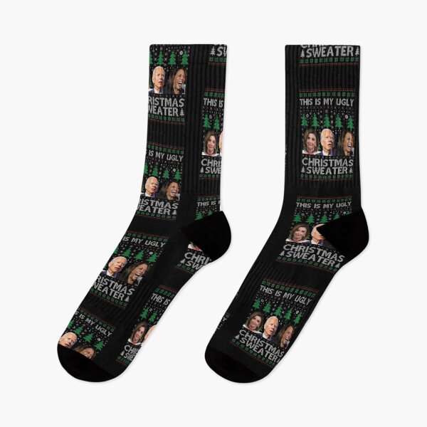 Item preview, This Is My Ugliest Christmas Sweater Funny Joe Biden Kamala designed and sold by hargisnamocho.