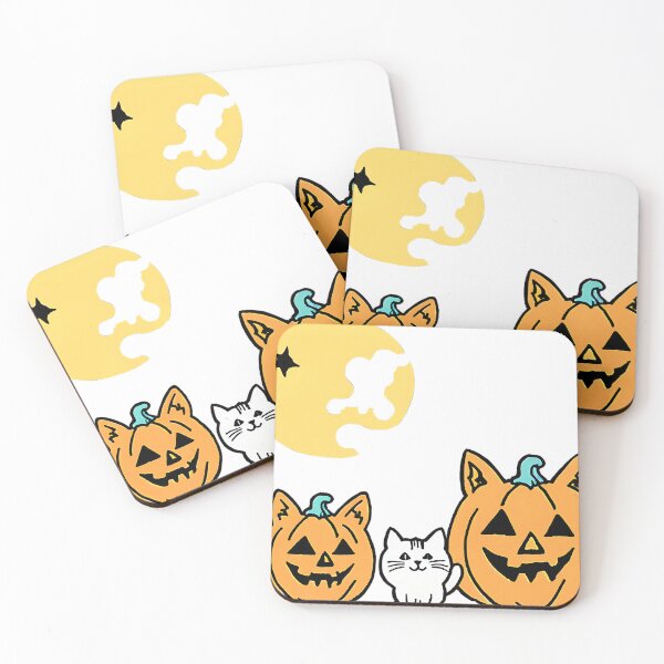 Item preview, Spooky Companions: Cats & Pumpkins Galore! designed and sold by TrueBrick.