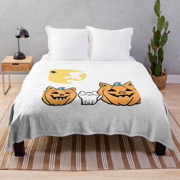 Item preview, Spooky Companions: Cats & Pumpkins Galore! designed and sold by TrueBrick.