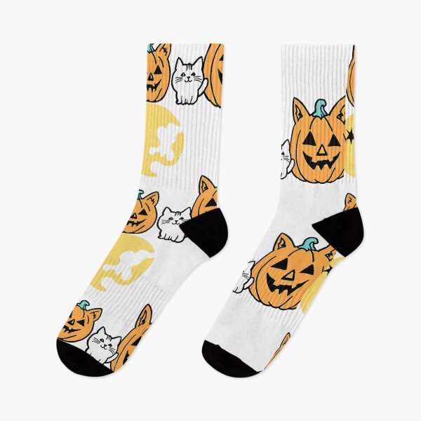Item preview, Spooky Companions: Cats & Pumpkins Galore! designed and sold by TrueBrick.