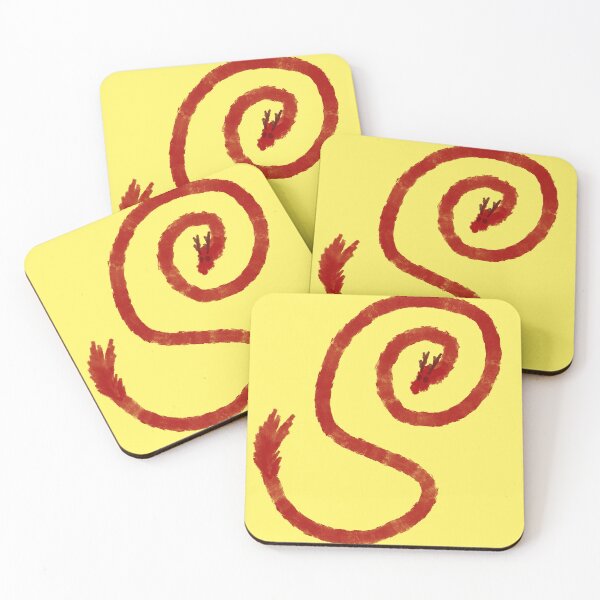 Item preview, Red Swirl Dragon designed and sold by Daily-Dragon.