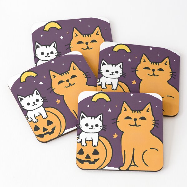 Item preview, Howl-O-Ween Charm: Furry Friends & Pumpkins designed and sold by TrueBrick.