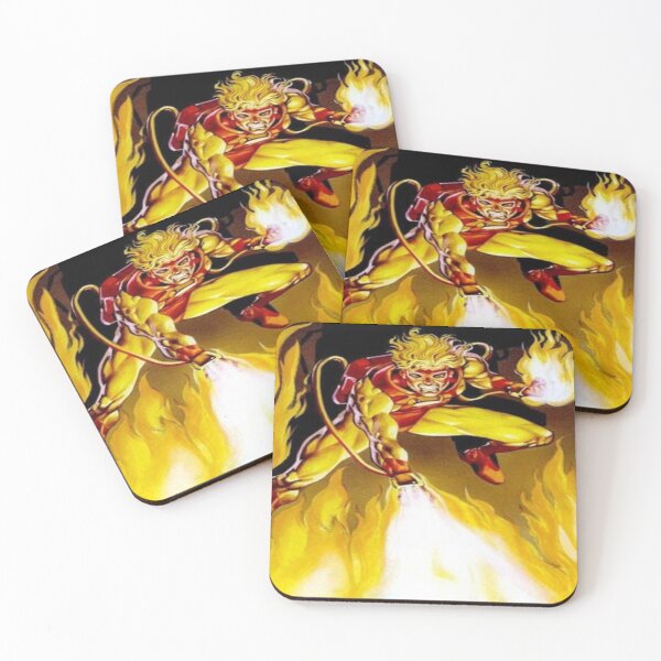 Artikelvorschau, Fiery Mutant Kunstdruck – Dynamisches Sci-Fi-Design entworfen und verkauft von MosaicMagic.