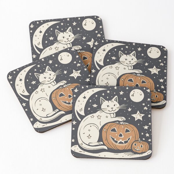 Item preview, Pumpkin Pals: A Cat and Spooky Delights designed and sold by TrueBrick.