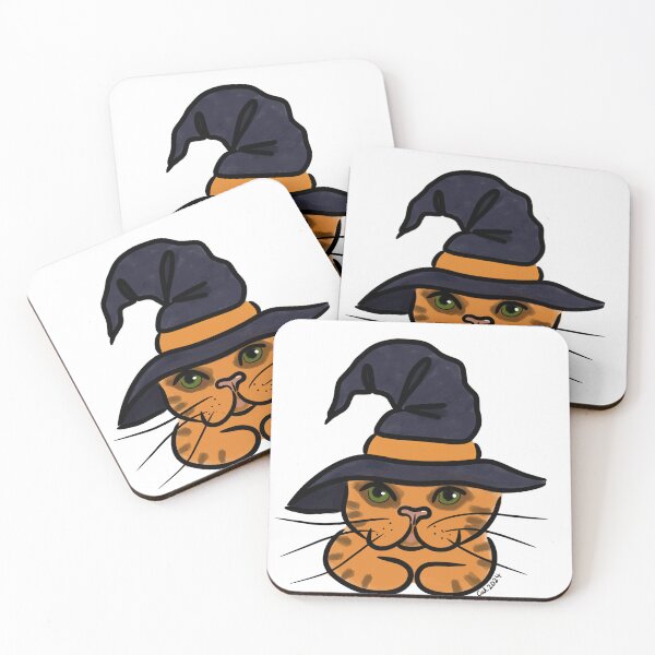 Item preview, Ginger Witch Cat designed and sold by bycatdesign.