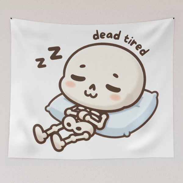 Item preview, Sleepy Skeleton designed and sold by OhioCollegeLife.