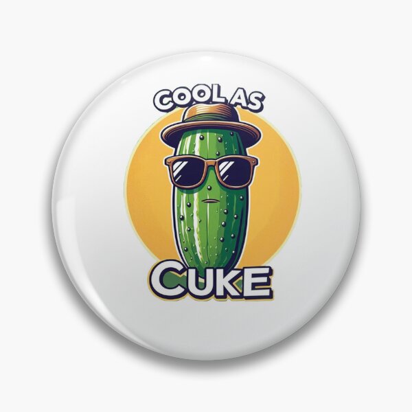 Item preview, Zucchini with Sunglasses and Hat – "Cool as Cuke" Illustration designed and sold by Hungry-Murphy.