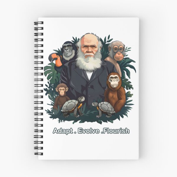 Item preview, Charles Darwin Exploring Galapagos & Evolution Theory , Illustrated designed and sold by Designfordream.