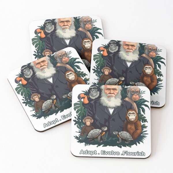 Item preview, Charles Darwin Exploring Galapagos & Evolution Theory , Illustrated designed and sold by Designfordream.