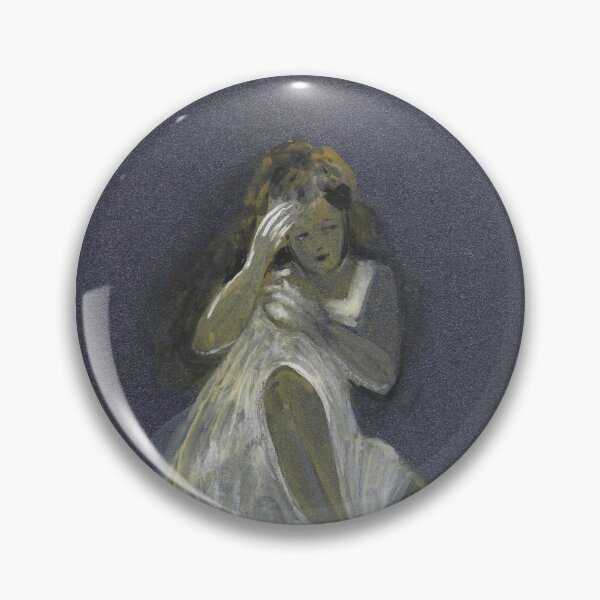 Item preview, Pensive Woman in a Flowing Dress designed and sold by nahidshams.