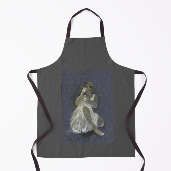 Item preview, Pensive Woman in a Flowing Dress designed and sold by nahidshams.