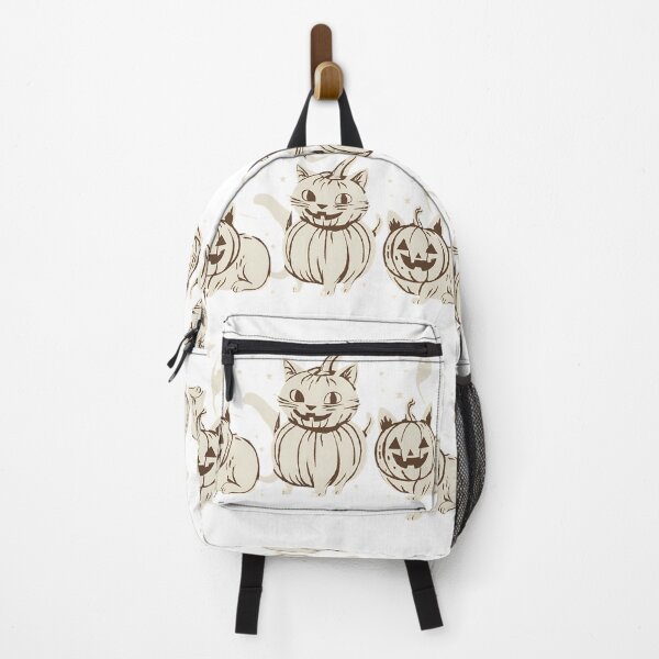 Item preview, Retro Spooktacular: Cat & Pumpkin Charm! designed and sold by TrueBrick.
