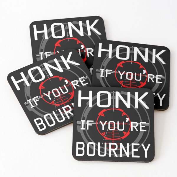 Item preview, Honk If You're Bourney Funny Jason Bourne Memes designed and sold by bebearts.