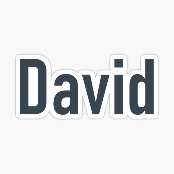 Item preview, David Charcoal designed and sold by AMRansom.