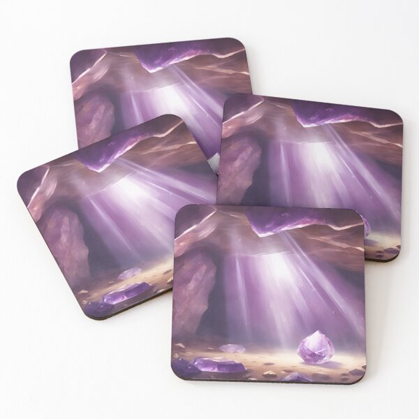 Item preview, Amethyst Cave With Light Beams designed and sold by JoreJj Z. Elprehzleinn.