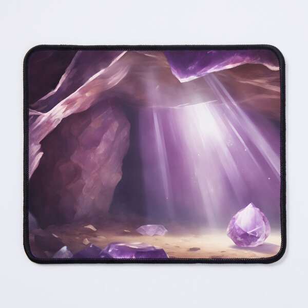 Item preview, Amethyst Cave With Light Beams designed and sold by JoreJj Z. Elprehzleinn.