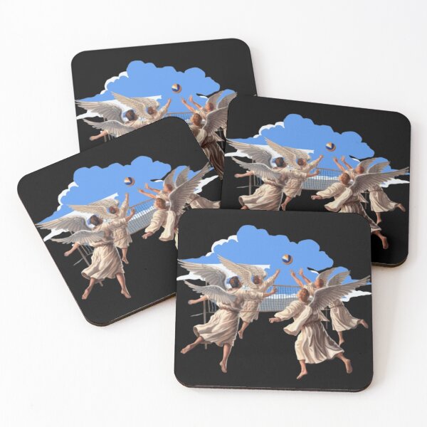 Item preview, Archangels playing volleyball in Heaven designed and sold by DivineHaven.