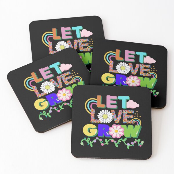 Item preview, LET LOVE GROW-POSITIVE SAYINGS-CUTE QUOTES designed and sold by larissa-myrie.