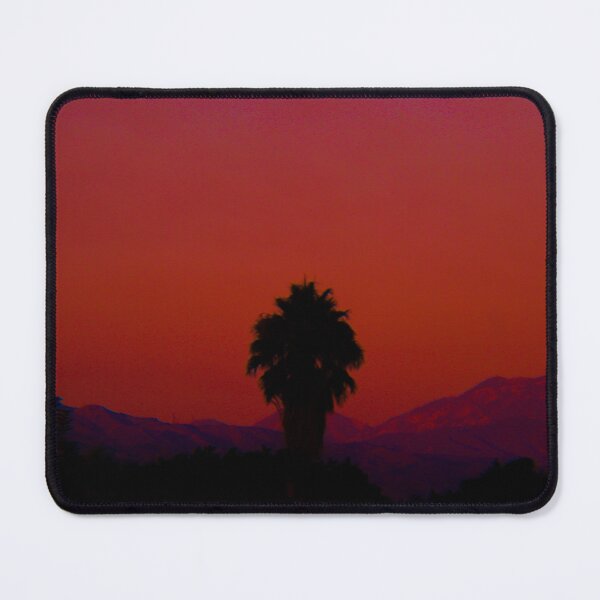 Item preview, Palmtree and mountains at sunset designed and sold by Eve Aguera.
