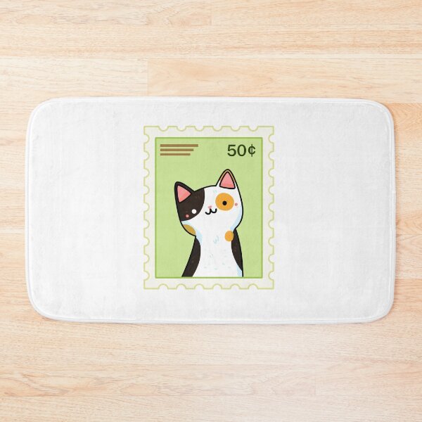 Item preview, Kawaii Calico Kitty Stamp designed and sold by kawaiilife.