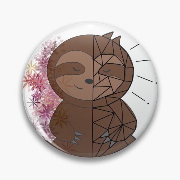 Item preview, Geometric Sloth designed and sold by UnhrriedTrsrs.