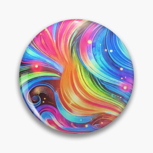 Item preview, Radiant Flow - Dance of Vibrant Waves designed and sold by WheelieGdArt.