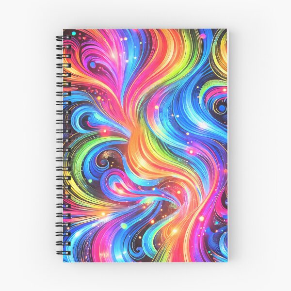 Item preview, Radiant Flow - Dance of Vibrant Waves designed and sold by WheelieGdArt.