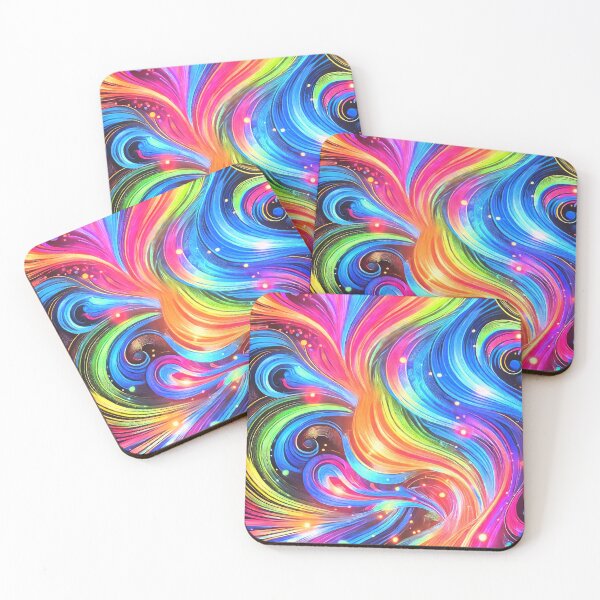 Item preview, Radiant Flow - Dance of Vibrant Waves designed and sold by WheelieGdArt.