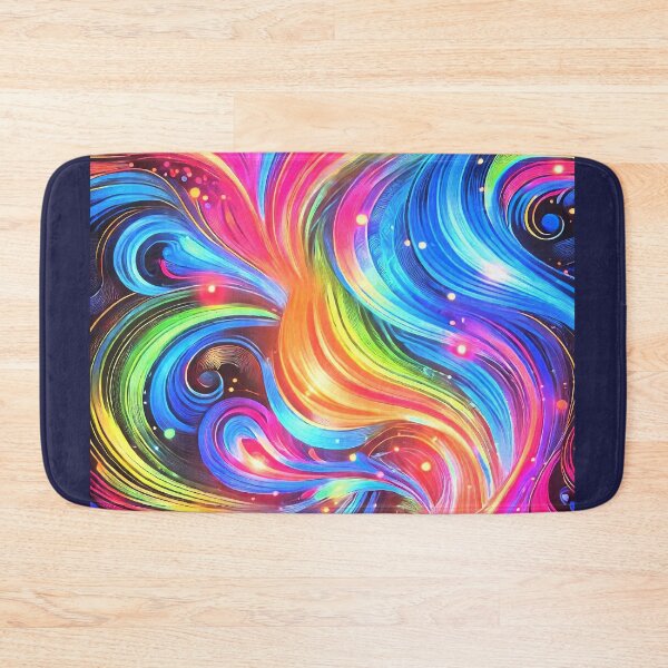 Item preview, Radiant Flow - Dance of Vibrant Waves designed and sold by WheelieGdArt.